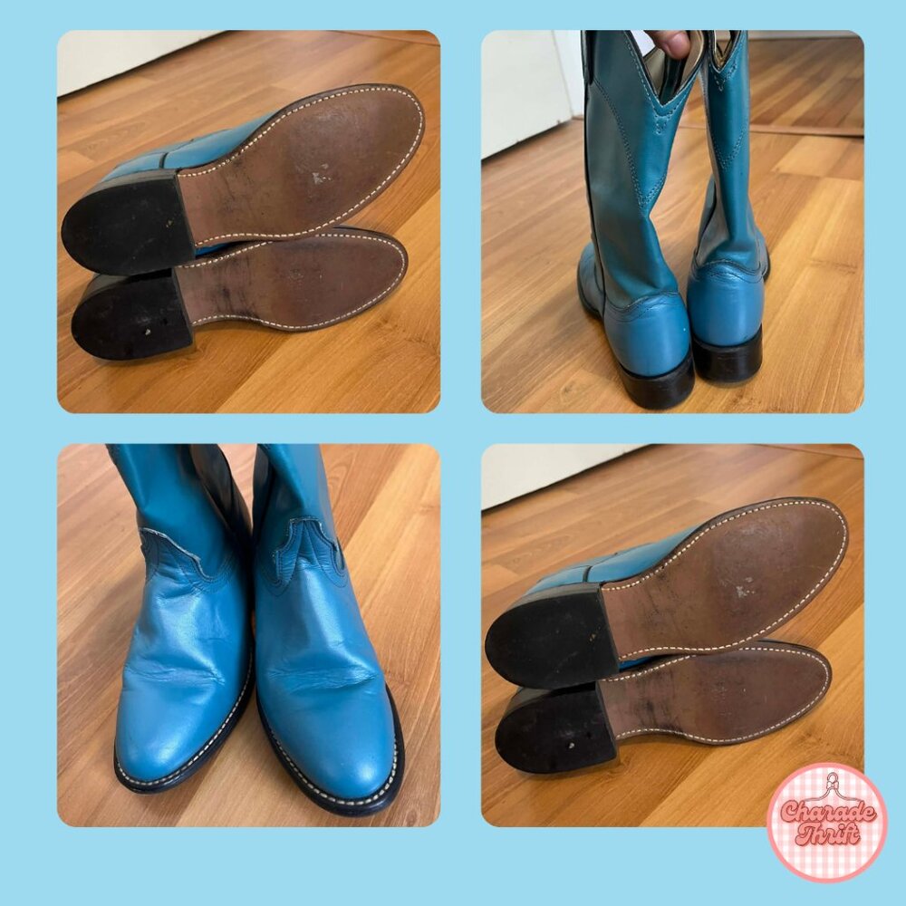 Laredo - Blue/Teal Cowboy Boots - Picture 2 of 2